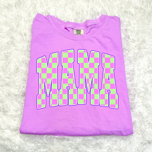 Purple Mama Checkered