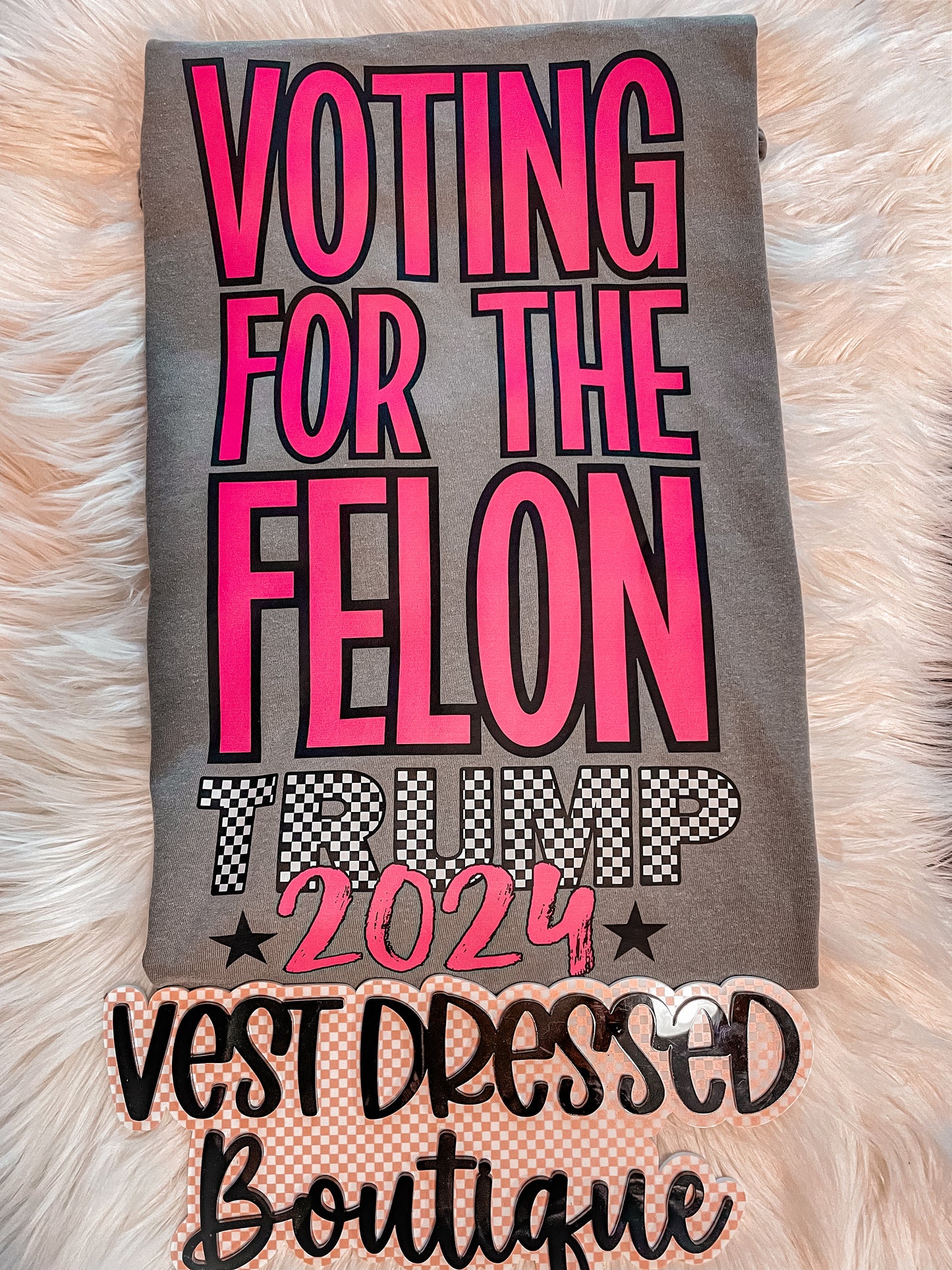 Voting for the Felon Pocket Graphic Tee